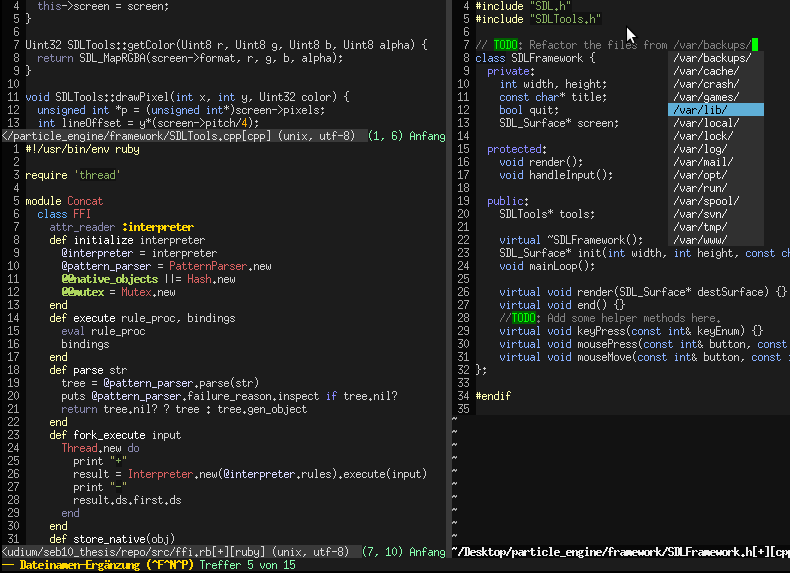 The awesome colorscheme for vim
